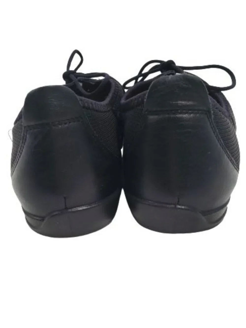 Ecco Women's Black Mesh Top Bluma Lace-Up Comfort Trainers Summer Sneaker Sz 40